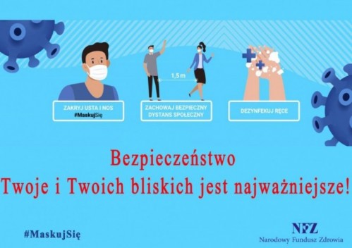 maskuj sie plakat nfz